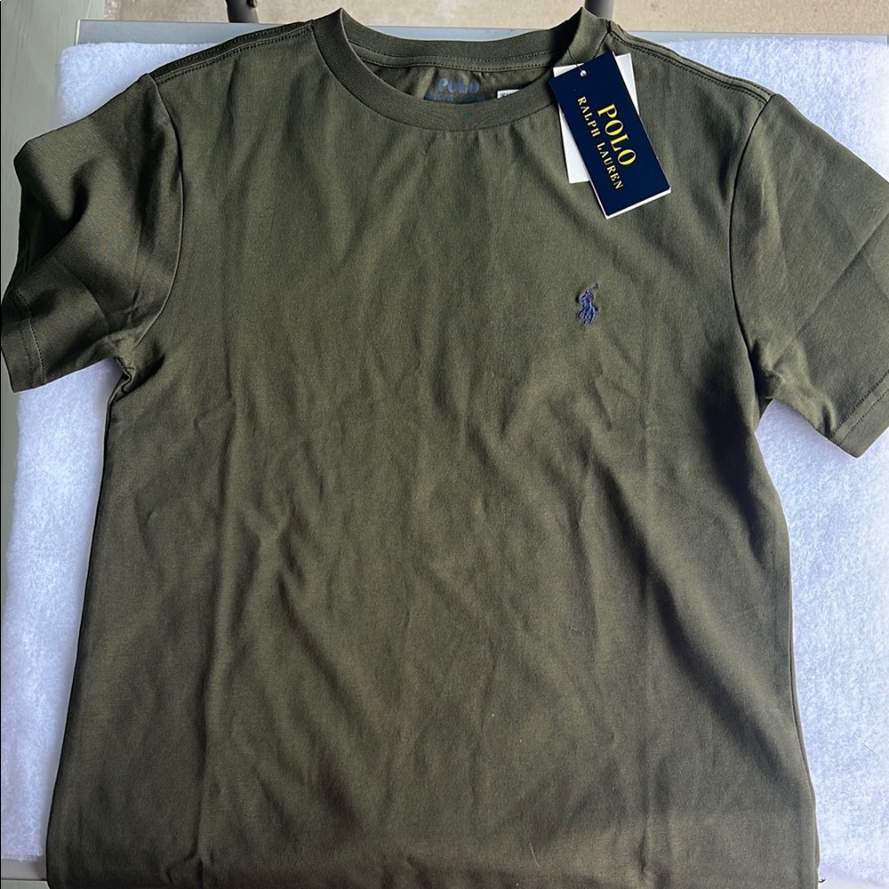 Polo by Ralph Lauren Olive Dark Green Tee
